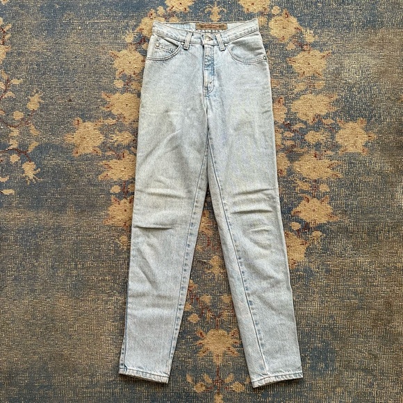 Vintage Levi's 990 High Rise Tapered Jeans 24/25 - Picture 1 of 6